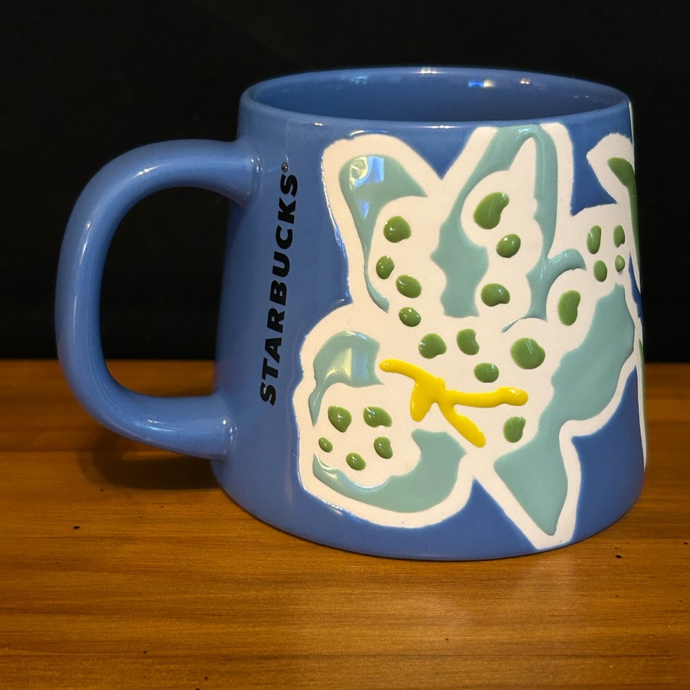 Starbucks Blue Floral Mug